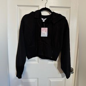 JOYLAB French Terry Cropped Hoodie.